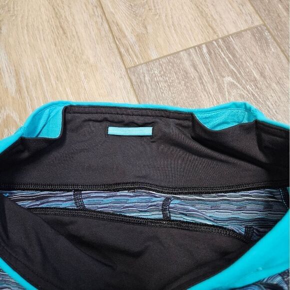 Lululemon Pace Rival Crop Space Dye Twist Naval Blue Peacock Womens 4 Athliesure - Picture 12 of 14